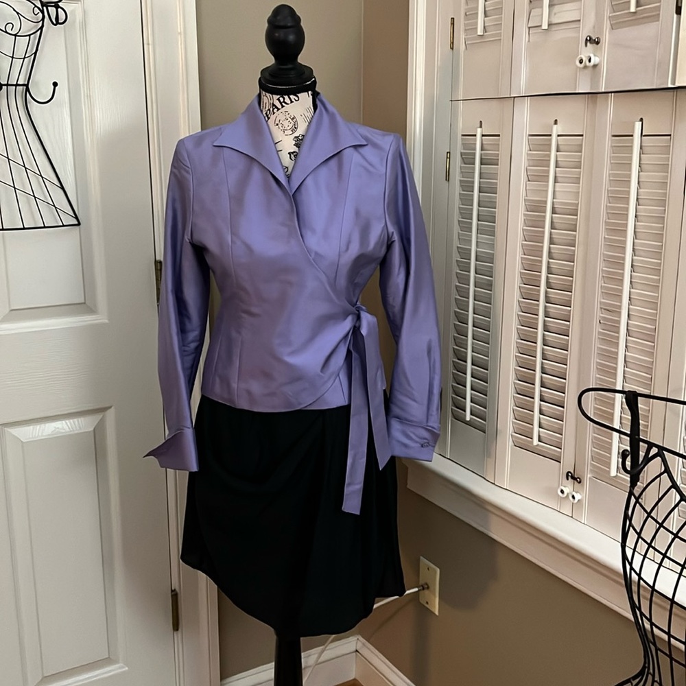Kate Hill wrapped jacket petite, size 2